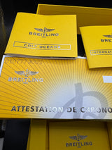 Elegante Breitling Colt Ocean Damenuhr mit Diamantlünette – Full Set, neuwertig
