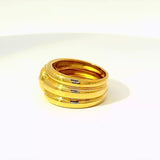 Chopard Happy Diamond Ring in 18 Karat strahlendem Gelbgold