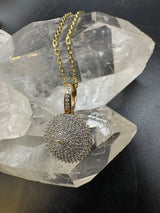Besonderer Vintage-Anhänger in 9 Karat (375) Gold mit Diamanten