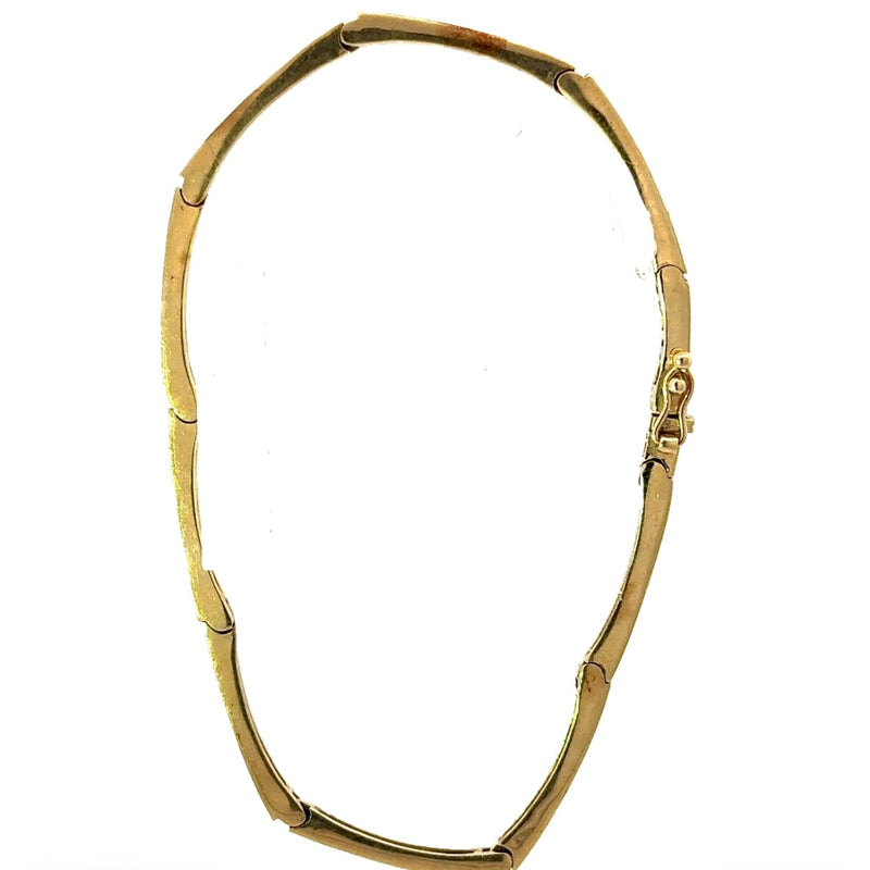 Elegantes Armband in 14 Karat Gelbgold mit rosa Saphiren & Rubinen