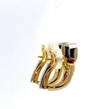 Ausgefallene Ohrringe in 18 Karat Gold mit Saphiren & Brillanten