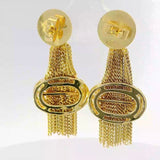 Außergewöhnliche Ohrringe in 18 Karat Gelbgold mit feinsten Brillanten