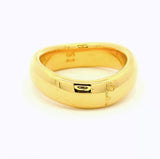 Edler Pomellato Bandring in 18 Karat strahlendem Gelbgold