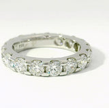 Massiver Memory Ring in 18 Karat Weißgold mit hochfeinen Brillanten