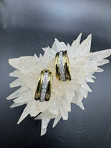 Edle Kreolen in 18 Karat Gold – handgefertigt mit hochfeinen Brillanten