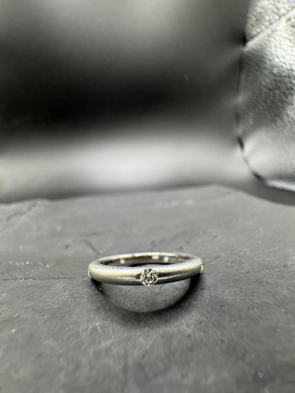 Zeitloser Adolfo Courrier Ring in 18 Karat Weißgold mit Brillanten - Eterno