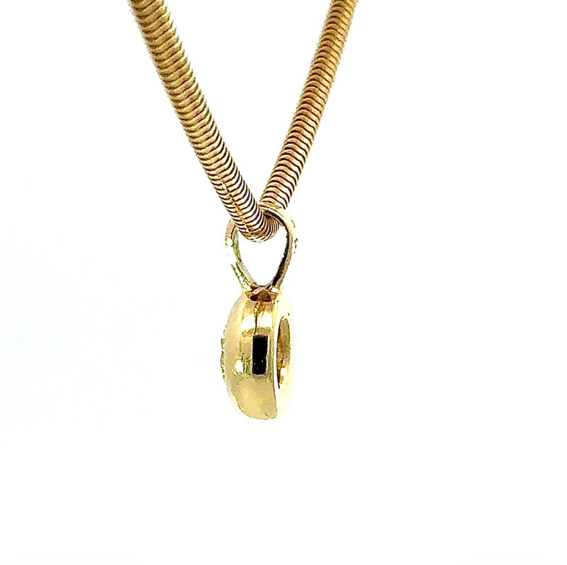 Edler Solitär-Anhänger in 18 Karat Gelbgold mit hochfeinem Brillanten