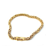 Hochwertiges Königsketten-Armband in 18 Karat (750) Gelbgold