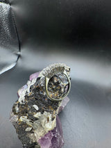 Leuchtender Ring in 18 Karat Weißgold mit Brillanten & Achtkant-Diamanten