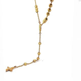 Zeitloser Rosenkranz in 14 Karat (585) Gelbgold mit Madonna & Jesus