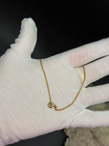 Zeitloses Collier in 18 Karat (750) Gelbgold mit Brillant von Christ