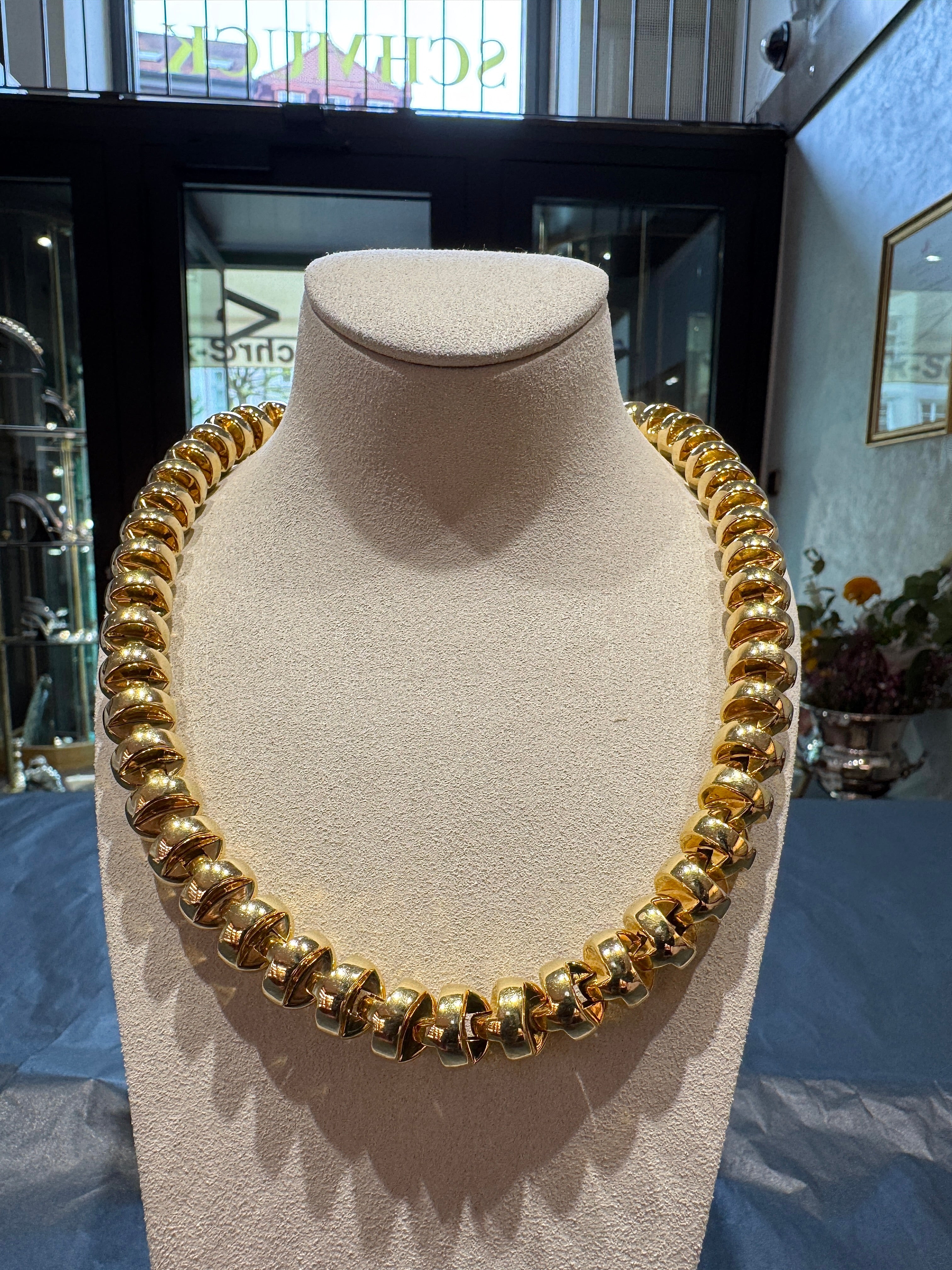 Unfassbar edles Set aus Halskette & Armband in 18 Karat Gelbgold