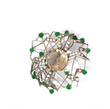 Vintage-Brosche & Anhänger in Silber – handgefertigtes Unikat