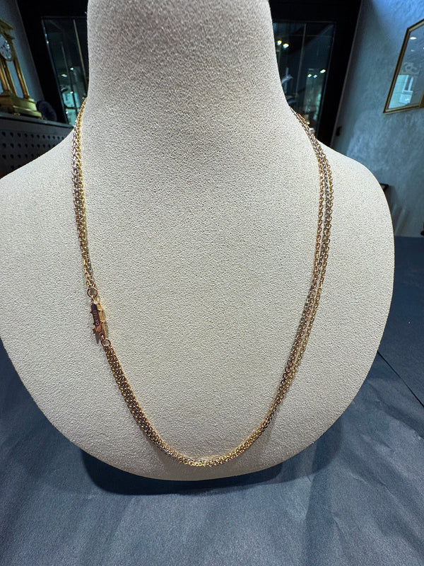 Cartier Halskette in 18 Karat Gelb-,Weiß-& Roségold