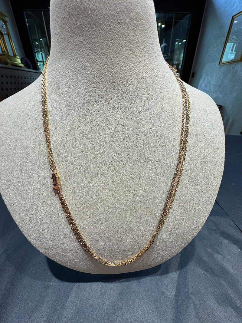 Cartier Halskette in 18 Karat Gelb-,Weiß-& Roségold