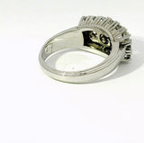 Vintage-Cocktailring in 14 Karat Weißgold mit 1,47 ct hochfeinen Brillanten