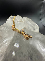 Original MEISSEN Anhänger in 18 Karat Roségold mit fancy Brillanten