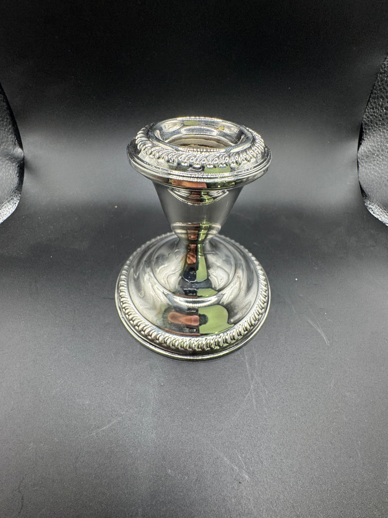 Klassischer Empire-Kerzenleuchter aus Sterling Silber (925)