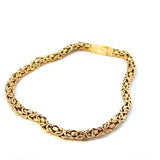 Hochwertiges Königsketten-Armband in 18 Karat (750) Gelbgold