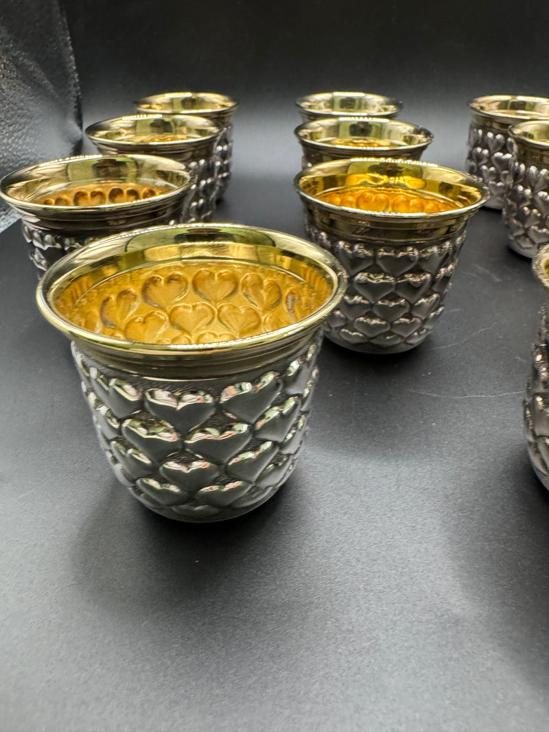 Augsburger „Herzchen“-Becher aus 925er Sterlingsilber