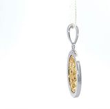 Moderne Madonna Anhänger in 18 Karat Gold mit Brillanten