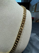 Panzerkette in 18 Karat Gelbgold – 103 Gramm mit zeitloser Struktur