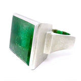 Einmaliger Ring in 18 Karat Weißgold mit beeindruckendem Turmalin