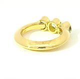 Massiver Aquamarin-Ring in 18 Karat Gelbgold – Handgefertigt aus der Manufaktur Eidel