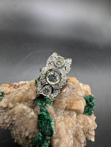 Ausgefallener Ring in 18 Karat (750) Gold mit feinen Brillanten