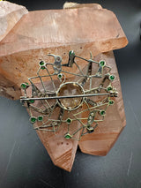 Vintage-Brosche & Anhänger in Silber – handgefertigtes Unikat