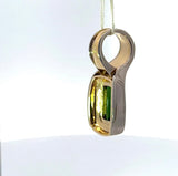 Einmaliger Turmalin Anhänger in 18 Karat Gelb- & Weißgold – Handarbeit aus Augsburg