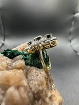 Ausgefallener Ring in 18 Karat (750) Gold mit feinen Brillanten