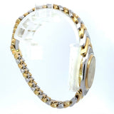 Ausgefallene Goldbaur-Uhr in 18 Karat Gelb- & Weißgold – mit Brillanten