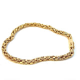 Hochwertiges Königsketten-Armband in 18 Karat (750) Gelbgold