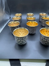 Augsburger „Herzchen“-Becher aus 925er Sterlingsilber