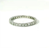 Moderner Memory Ring in 14 Karat Weißgold mit Brillanten