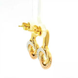 Ausgefallene Capolavoro-Ohrringe in 18 Karat Gold mit Brillanten