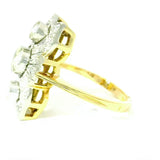 Ausgefallener Ring in 18 Karat (750) Gold mit feinen Brillanten