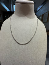 Original Tamara Comolli Ankerkette in 18 Karat Weißgold mit Federring