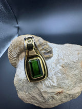 Einmaliger Turmalin Anhänger in 18 Karat Gelb- & Weißgold – Handarbeit aus Augsburg