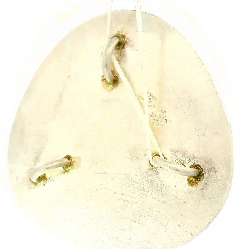 Einmaliger Anhänger in 925 Sterling Silber & 18 Karat Gold mit Natur-Feueropal