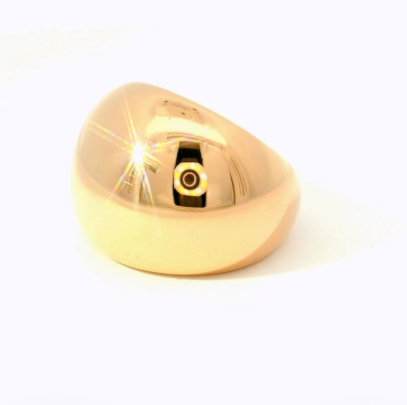 Massiver kuppelförmiger Rosegold Ring in 14 Karat (585)