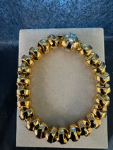 Unfassbar edles Set aus Halskette & Armband in 18 Karat Gelbgold
