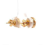 Moderne Brillantstecker in 18 Karat Gelbgold mit hochfeinen Brillanten