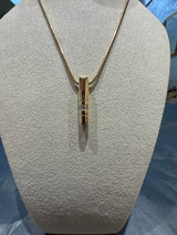 Elegantes Collier in 14 Karat (585) Gelbgold mit Brillant