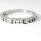 Hochwertiger Tiffany & Co. Memory Ring in 950 Platin mit Brillanten