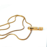 Elegantes Collier in 14 Karat (585) Gelbgold mit Brillant