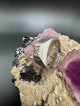 Edler Herrenring mit 1,00 Karat Princess Diamant in massiven 18 Karat Weißgold
