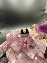 Massiver Solitär-Anhänger 18 Karat Weißgold mit feinen Brillant