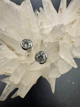 Moderne Brillantstecker in 18 Karat Weißgold mit hochfeinen Brillanten